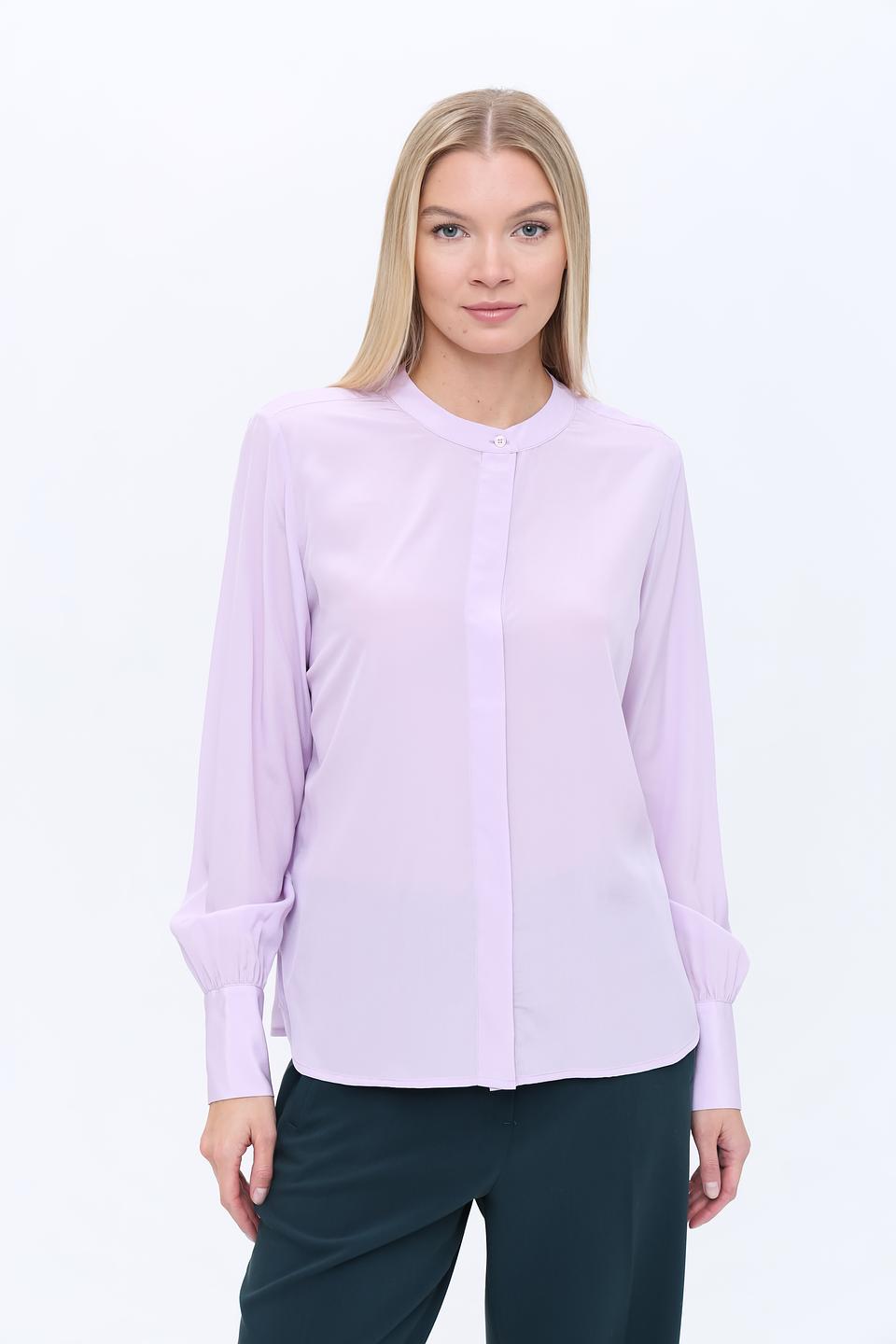 Блуза Bugatti шелковая лавандовая
