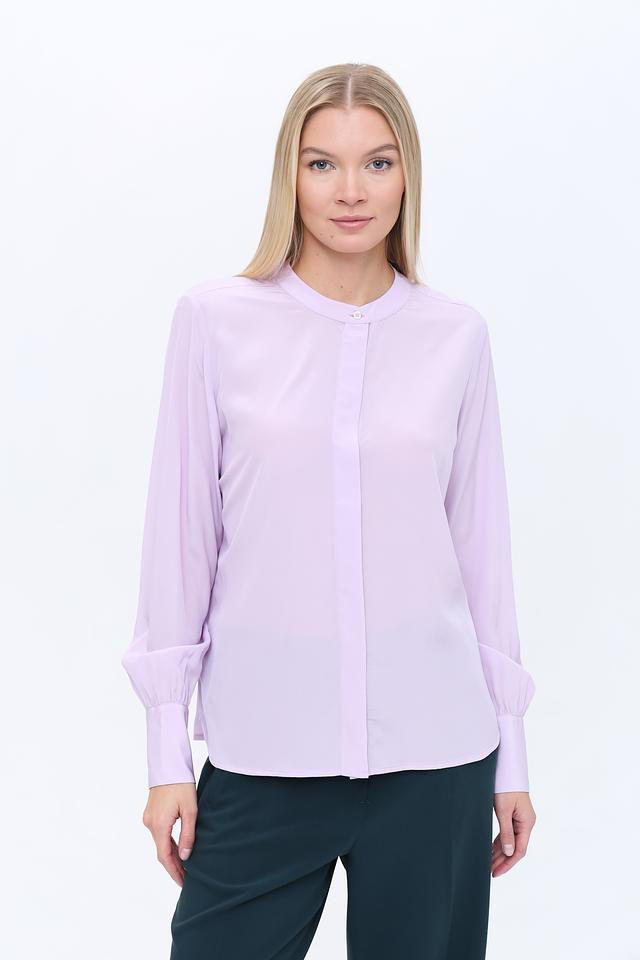 Блуза Bugatti шелковая лавандовая