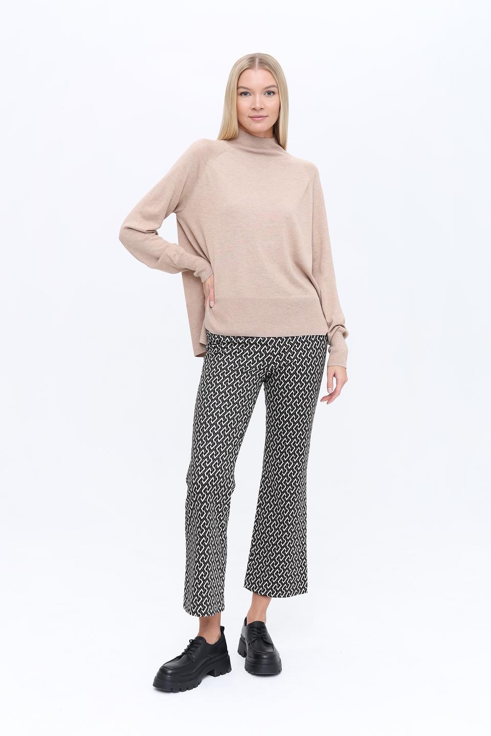 Брюки Marc Aurel в геометрический принт