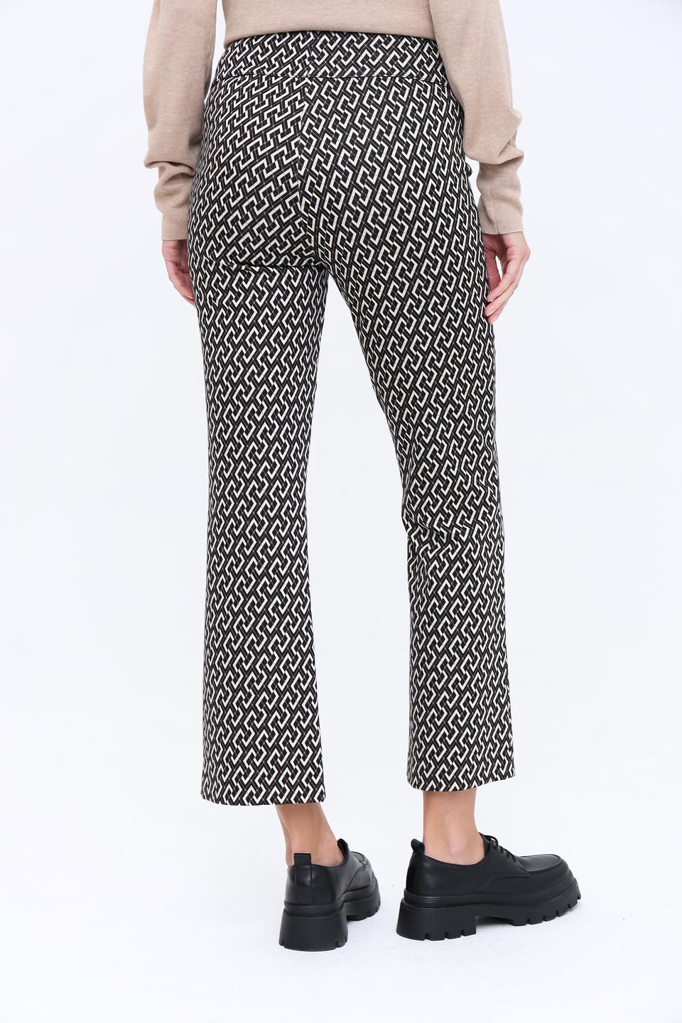 Брюки Marc Aurel в геометрический принт