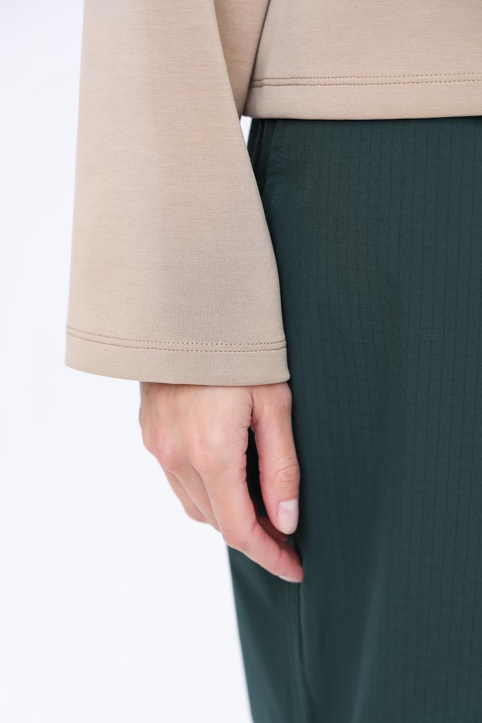 Пуловер Marc Aurel с логотипом бежевый