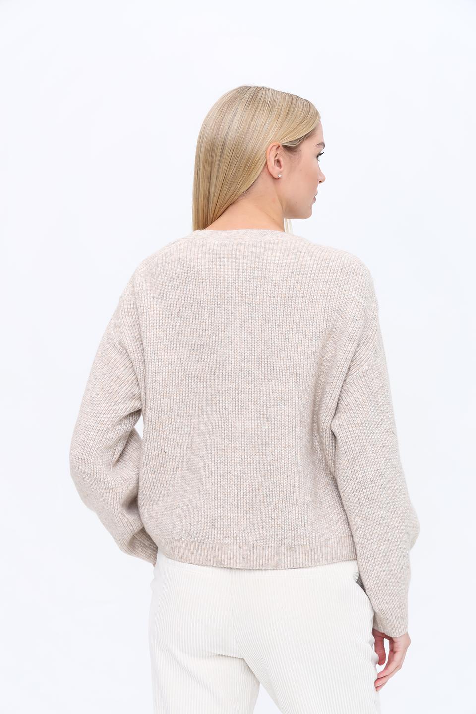 Кардиган Marc Aurel вязаный бежевый