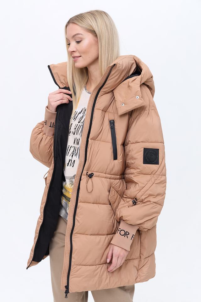 Куртка Marc Aurel стеганая бежевая