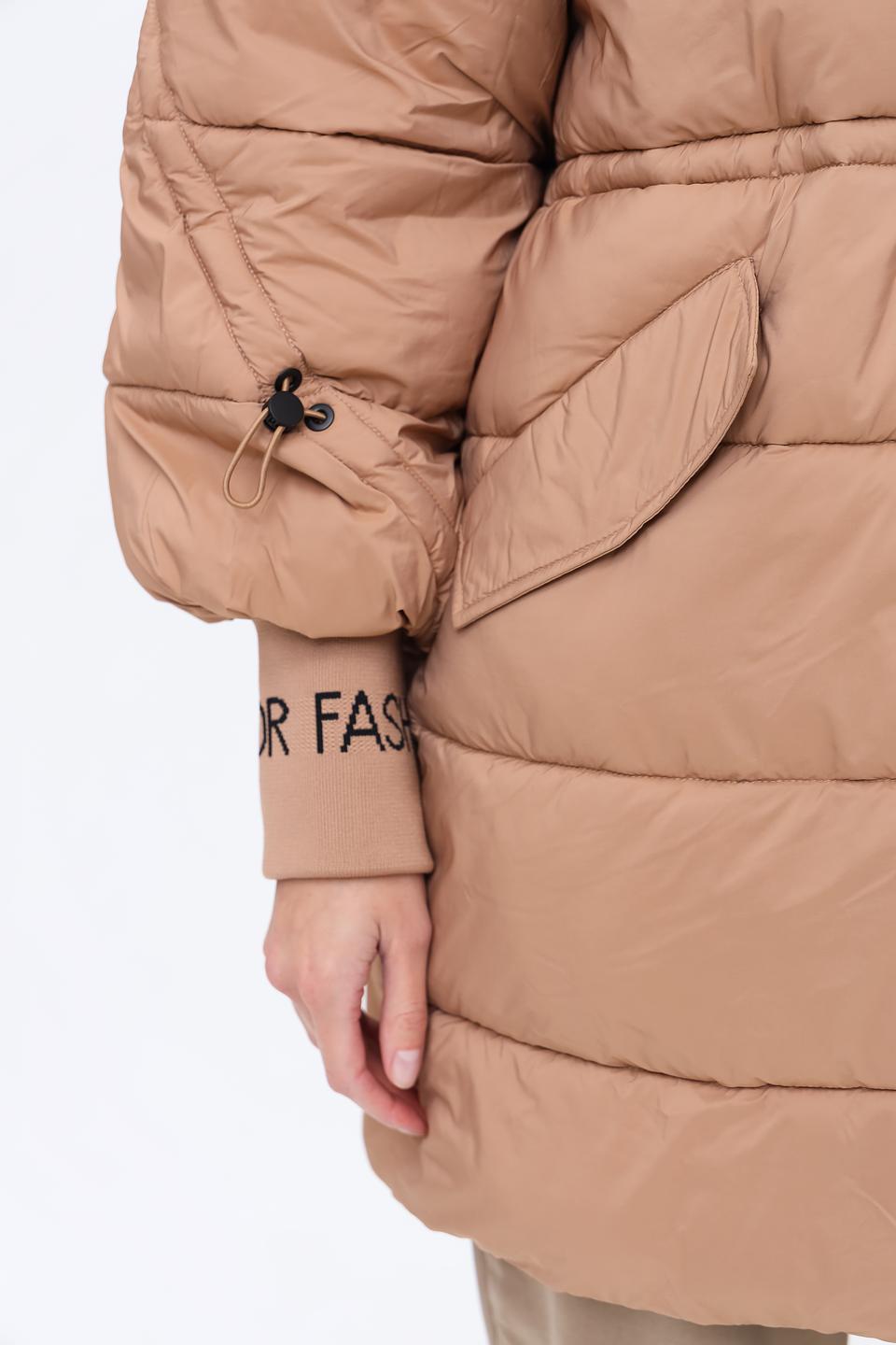 Куртка Marc Aurel стеганая бежевая