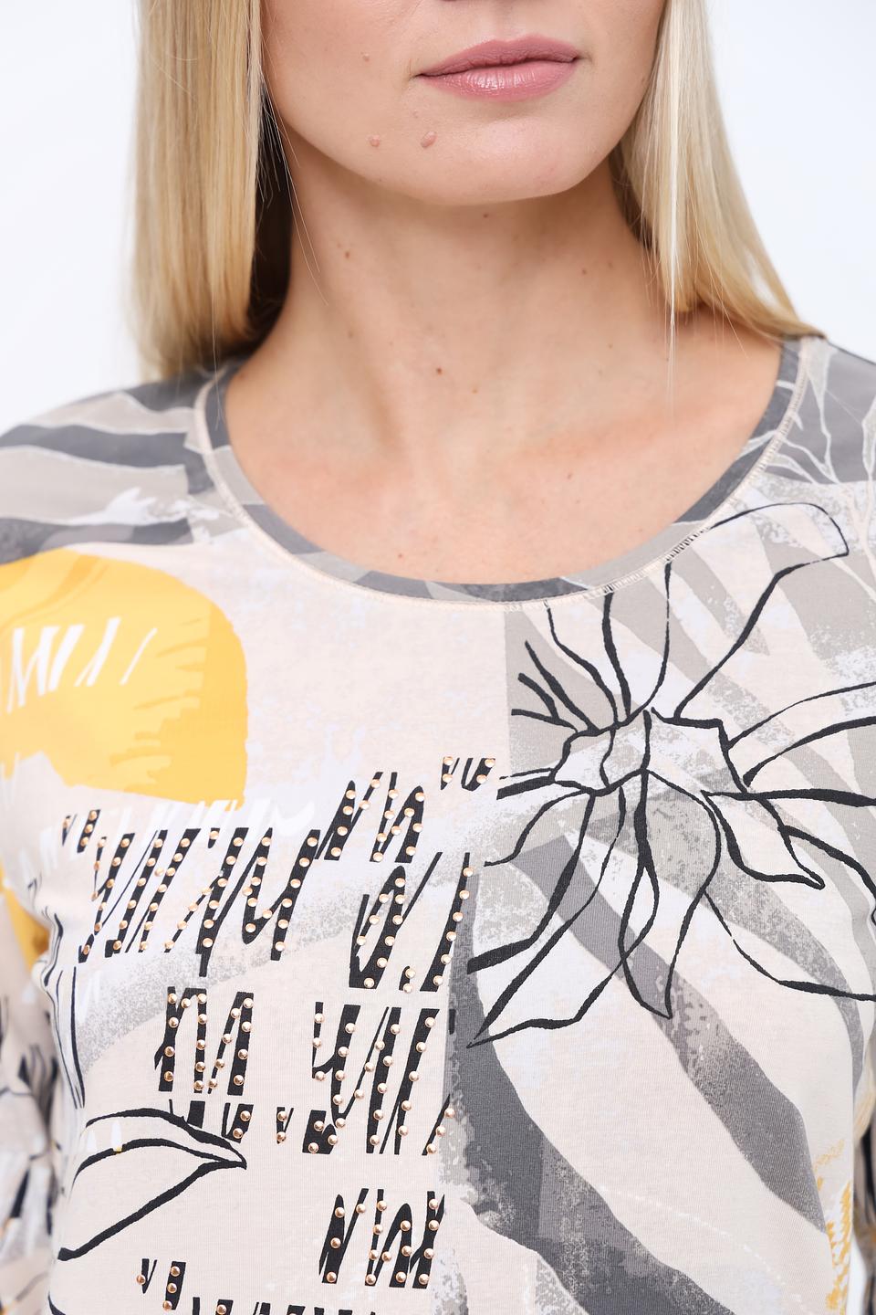 Лонгслив Olsen с принтом