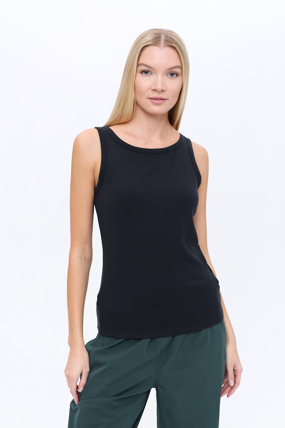 Топ Oui женский черный