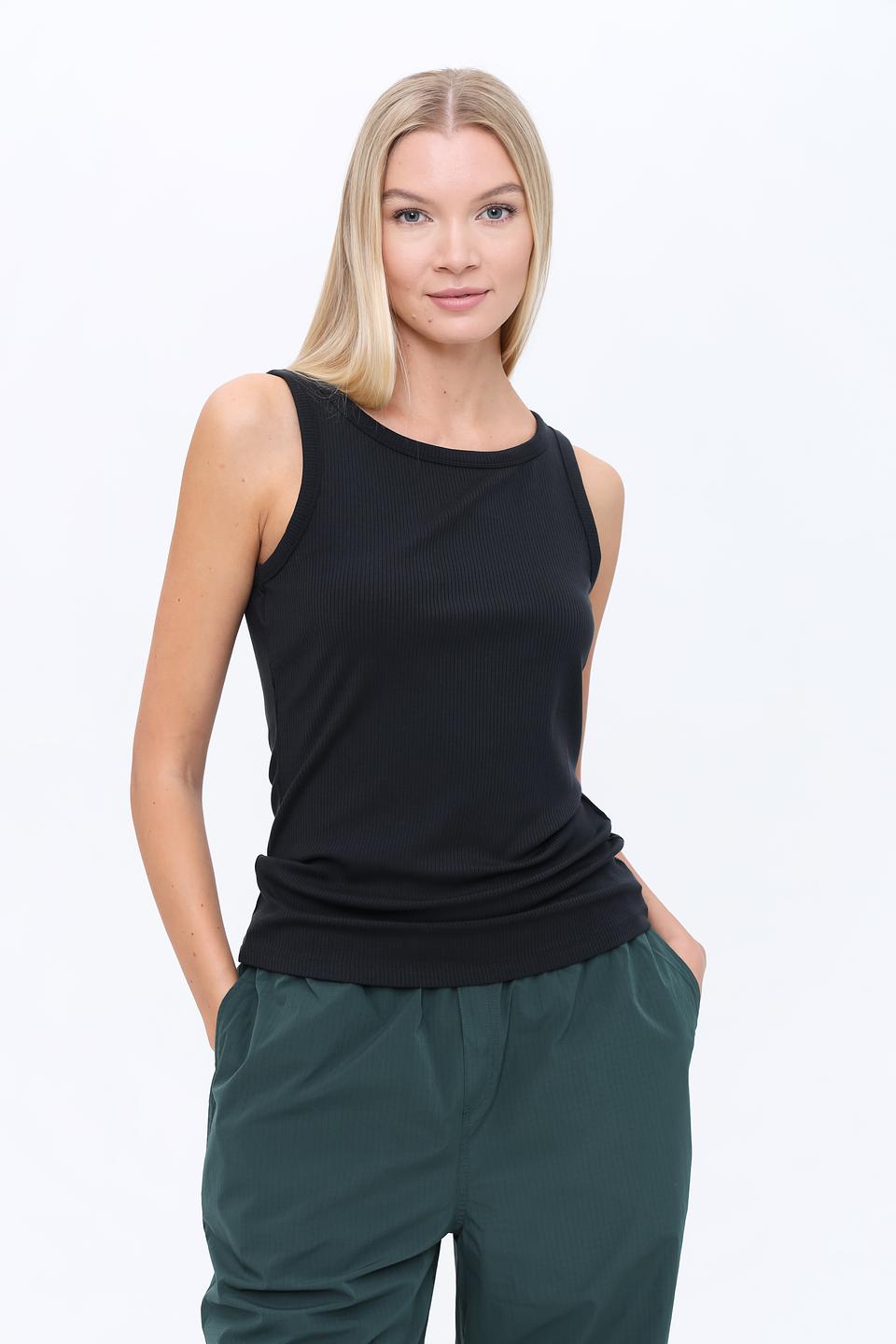 Топ Oui женский черный