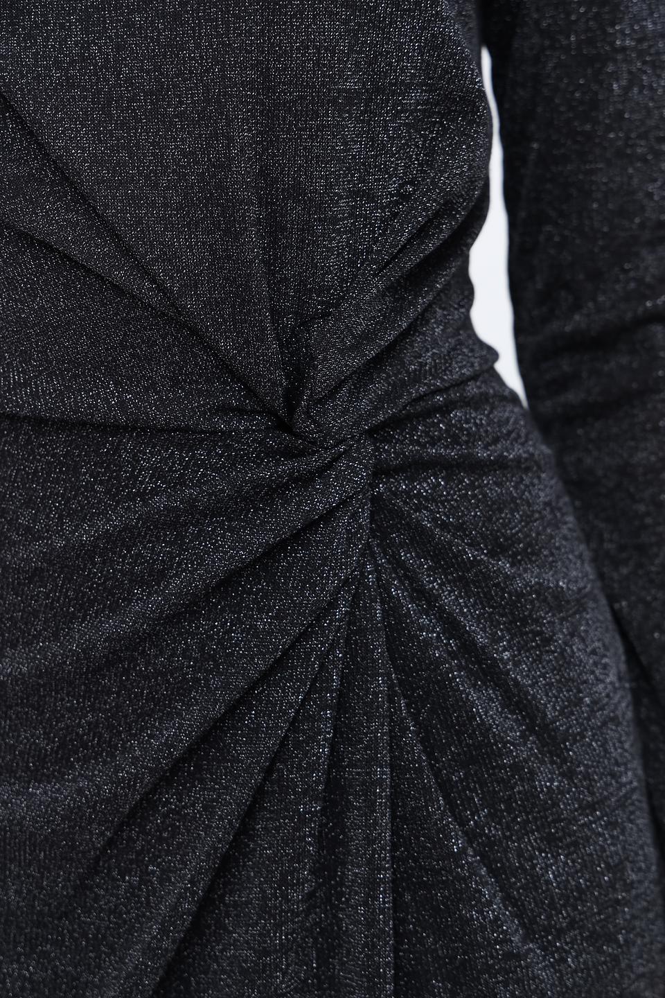 Платье Oui с запахом чёрное