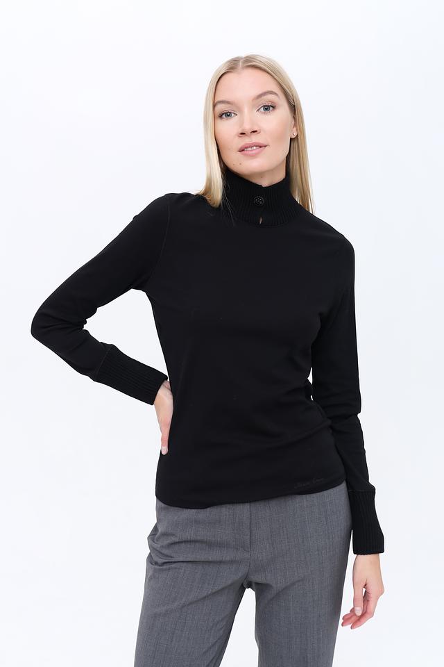 Пуловер Marc Cain чёрный с горлом
