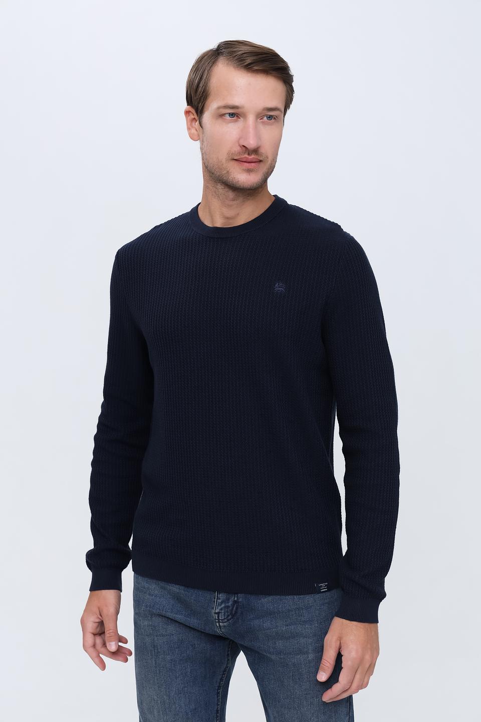 Джемпер Lerros мужской тёмно-синий