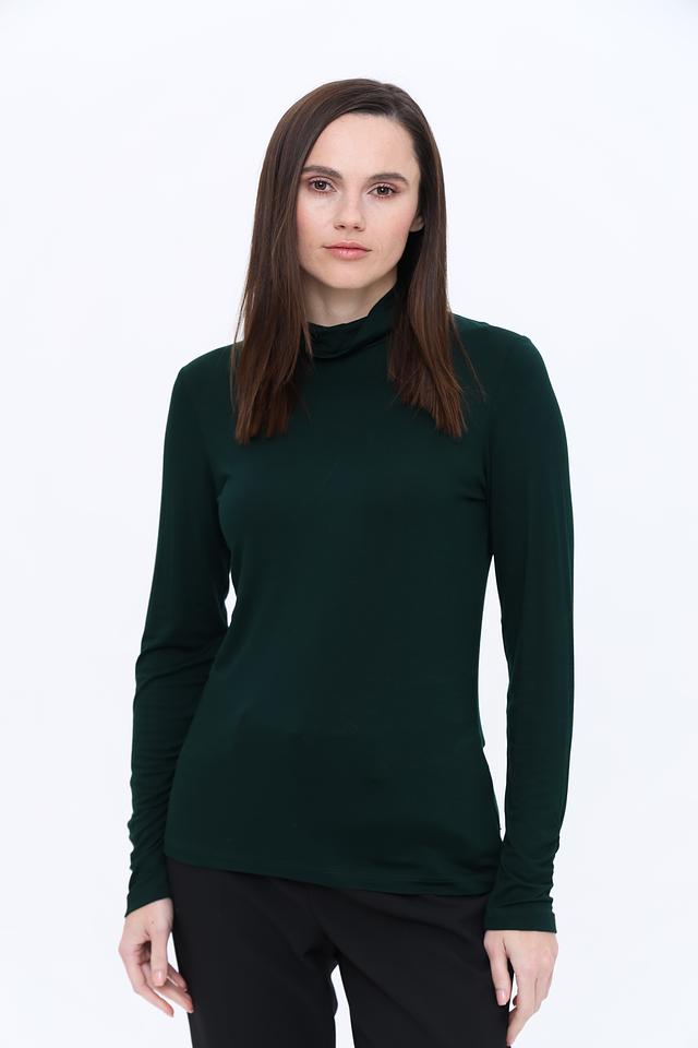 Водолазка More and More изумрудная