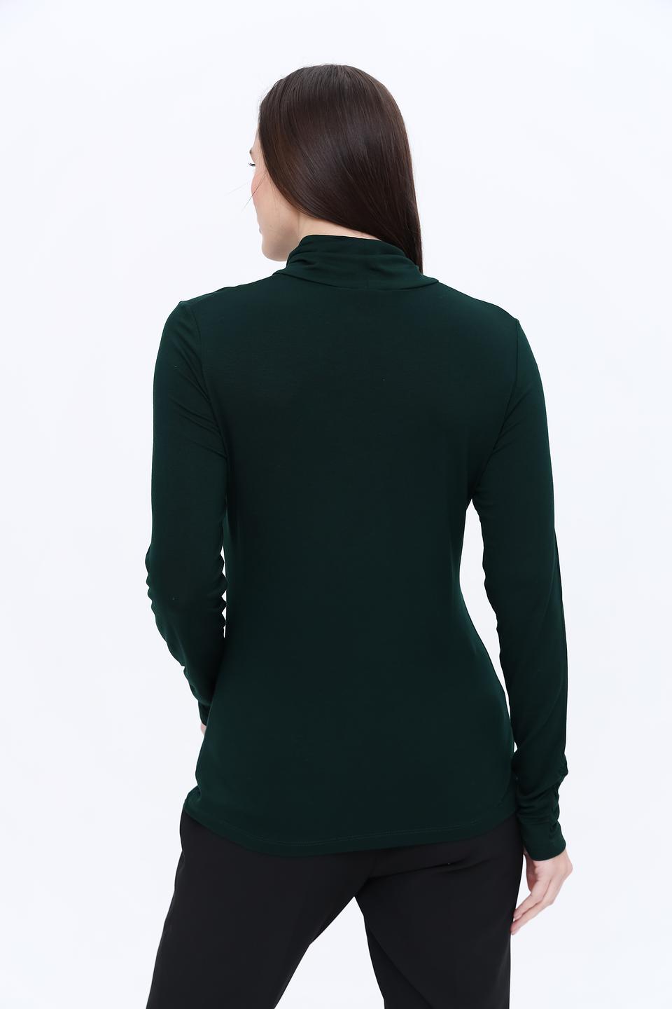 Водолазка More and More изумрудная