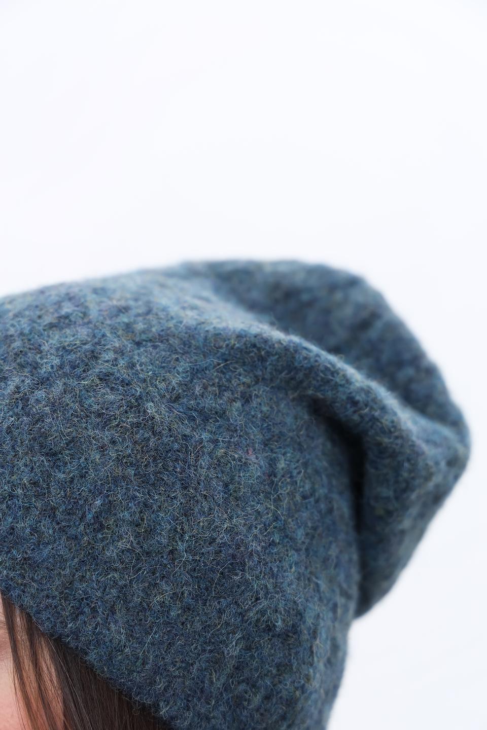 Шапка Seeberger вязаная серая