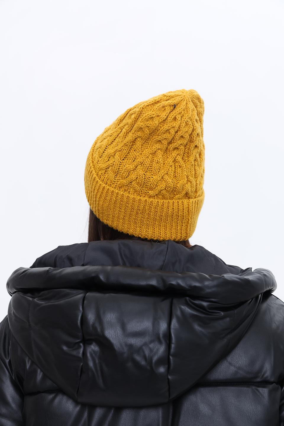 Шапка Seeberger горчичная