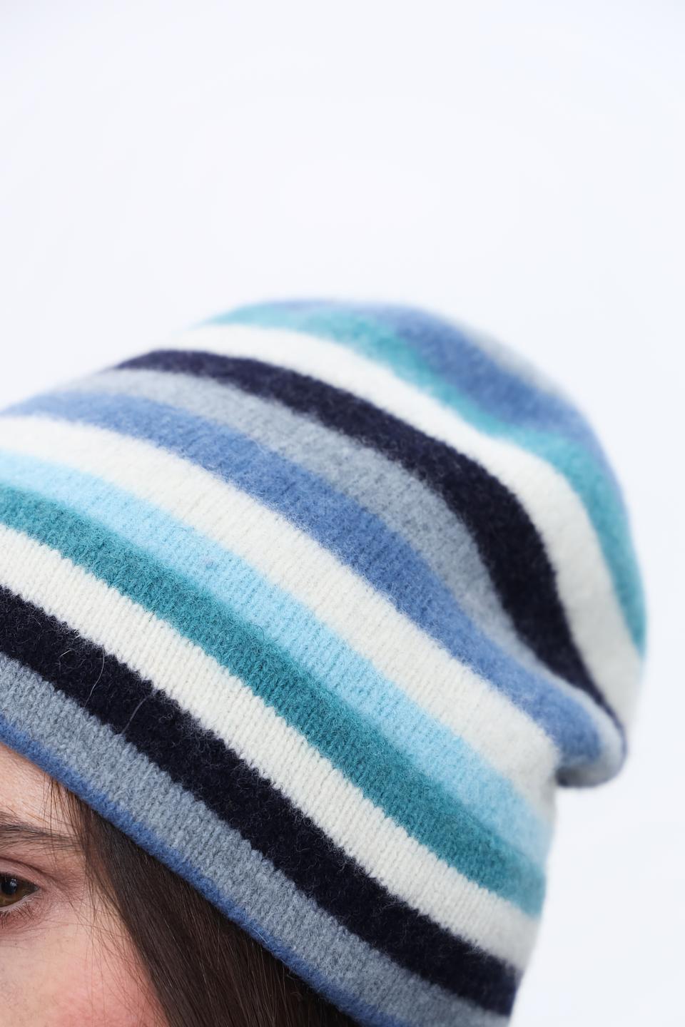 Шапка Seeberger полосатая