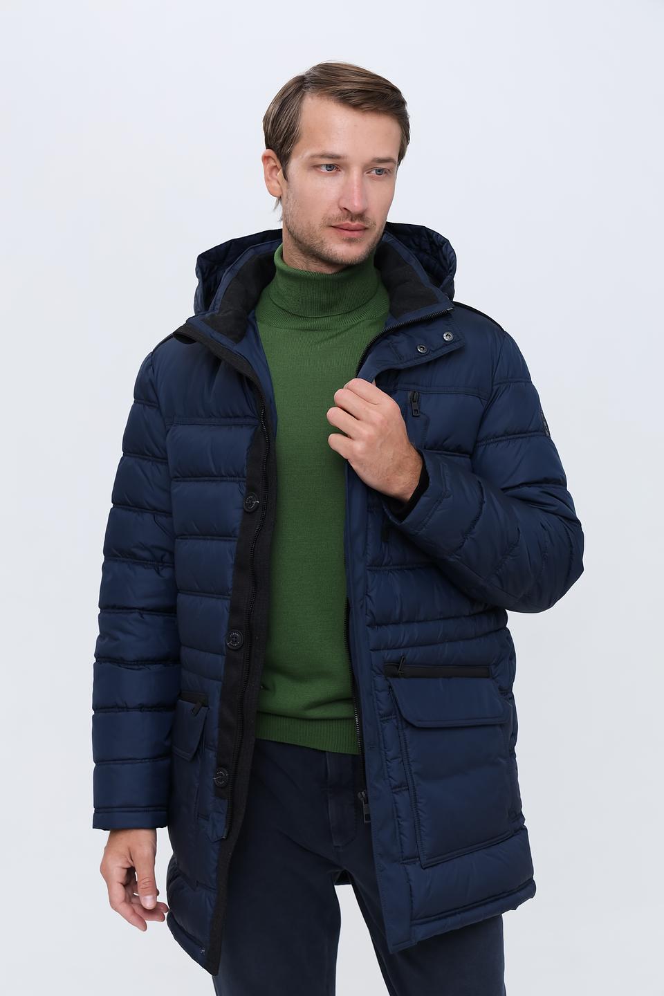 Куртка Bugatti стеганая синяя