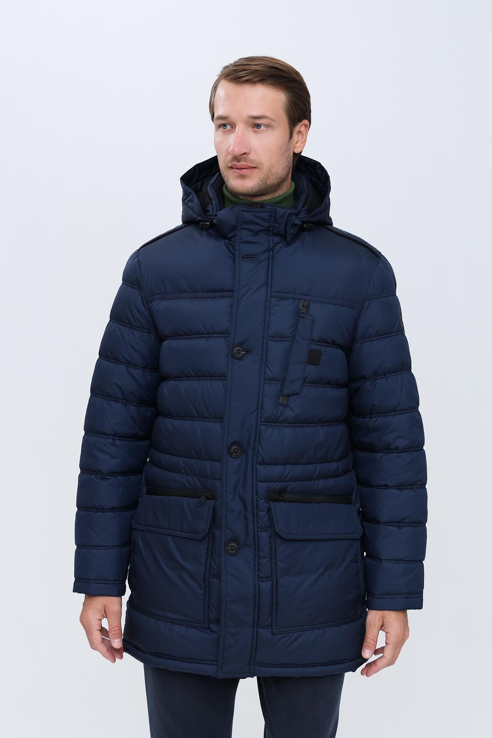 Куртка Bugatti стеганая синяя