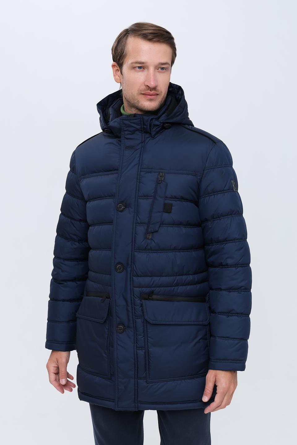 Куртка Bugatti стеганая синяя