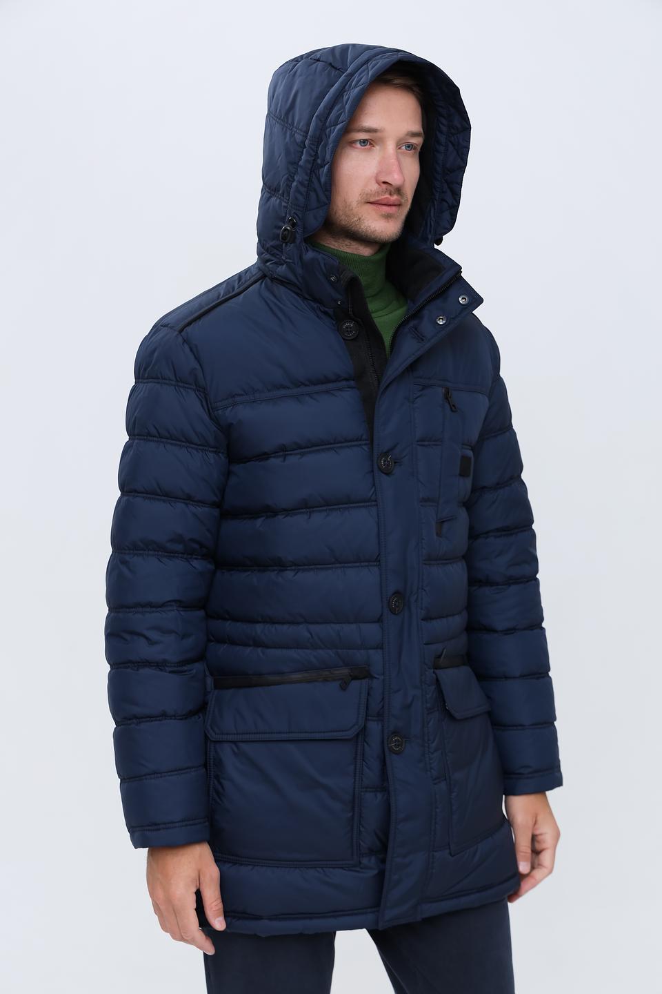Куртка Bugatti стеганая синяя