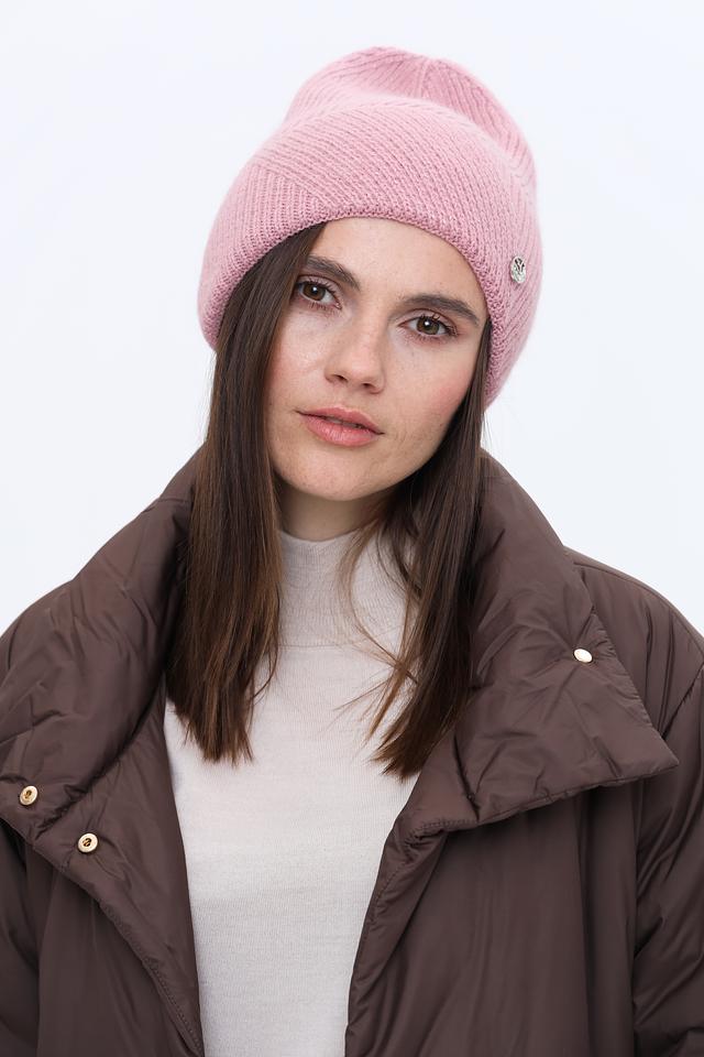 Шапка Marhatter вязаная розовая