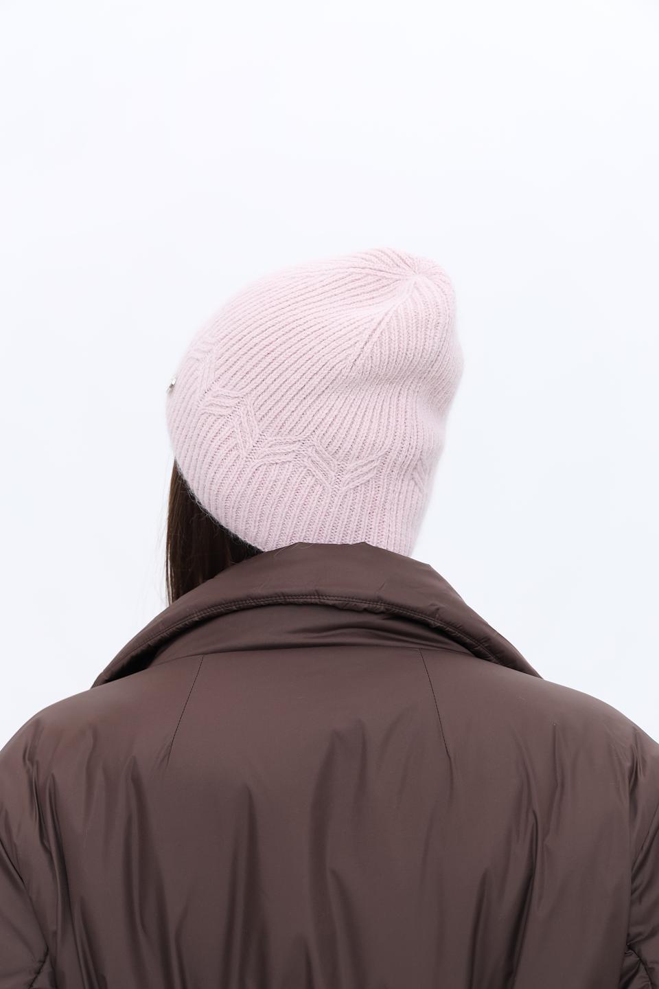 Шапка Marhatter вязаная розовая