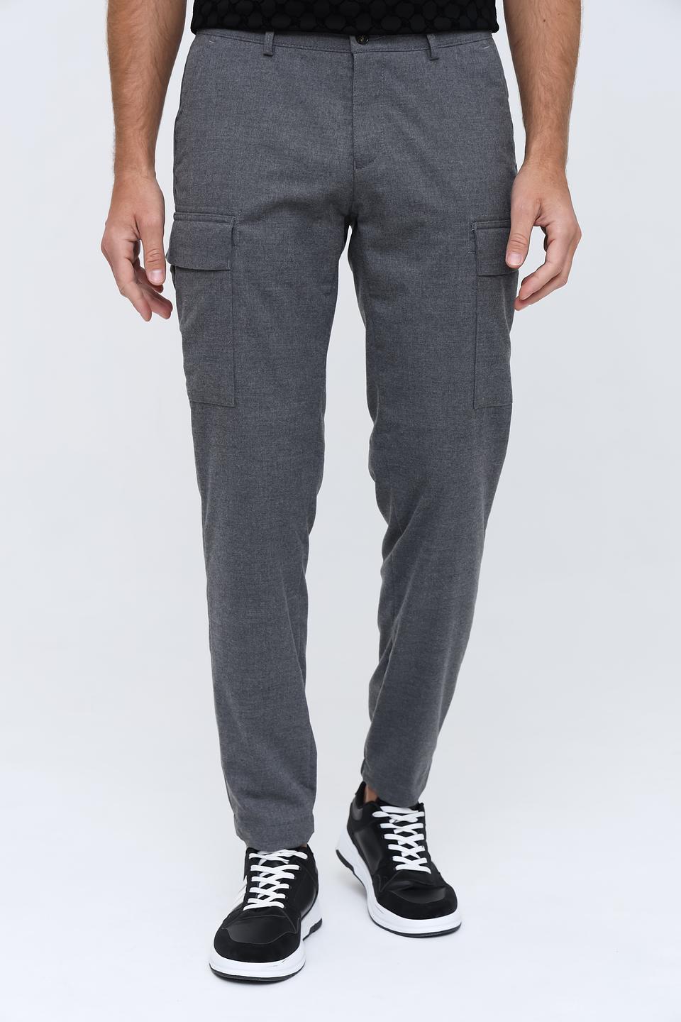 Брюки карго Bugatti серые