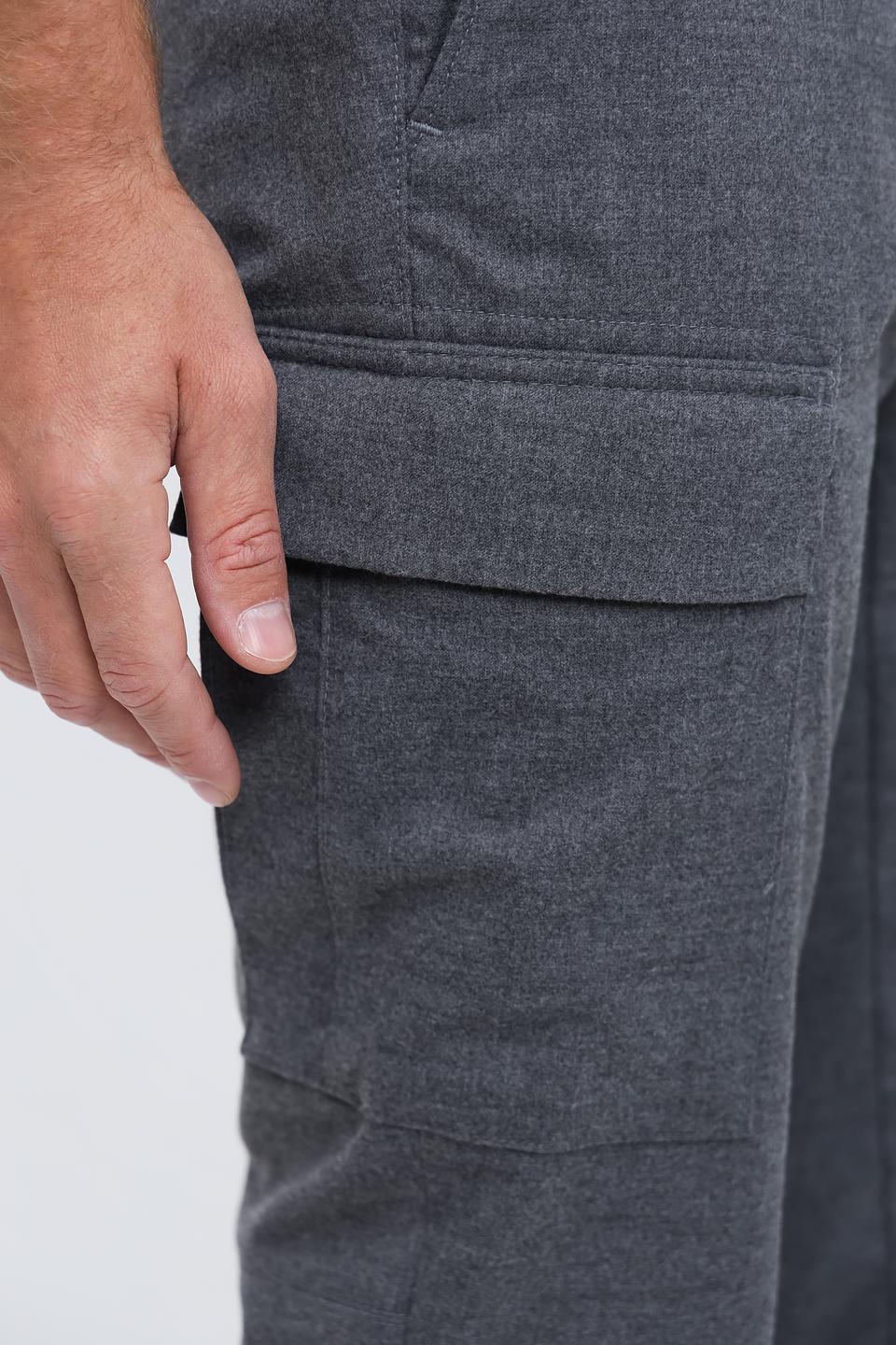 Брюки карго Bugatti серые