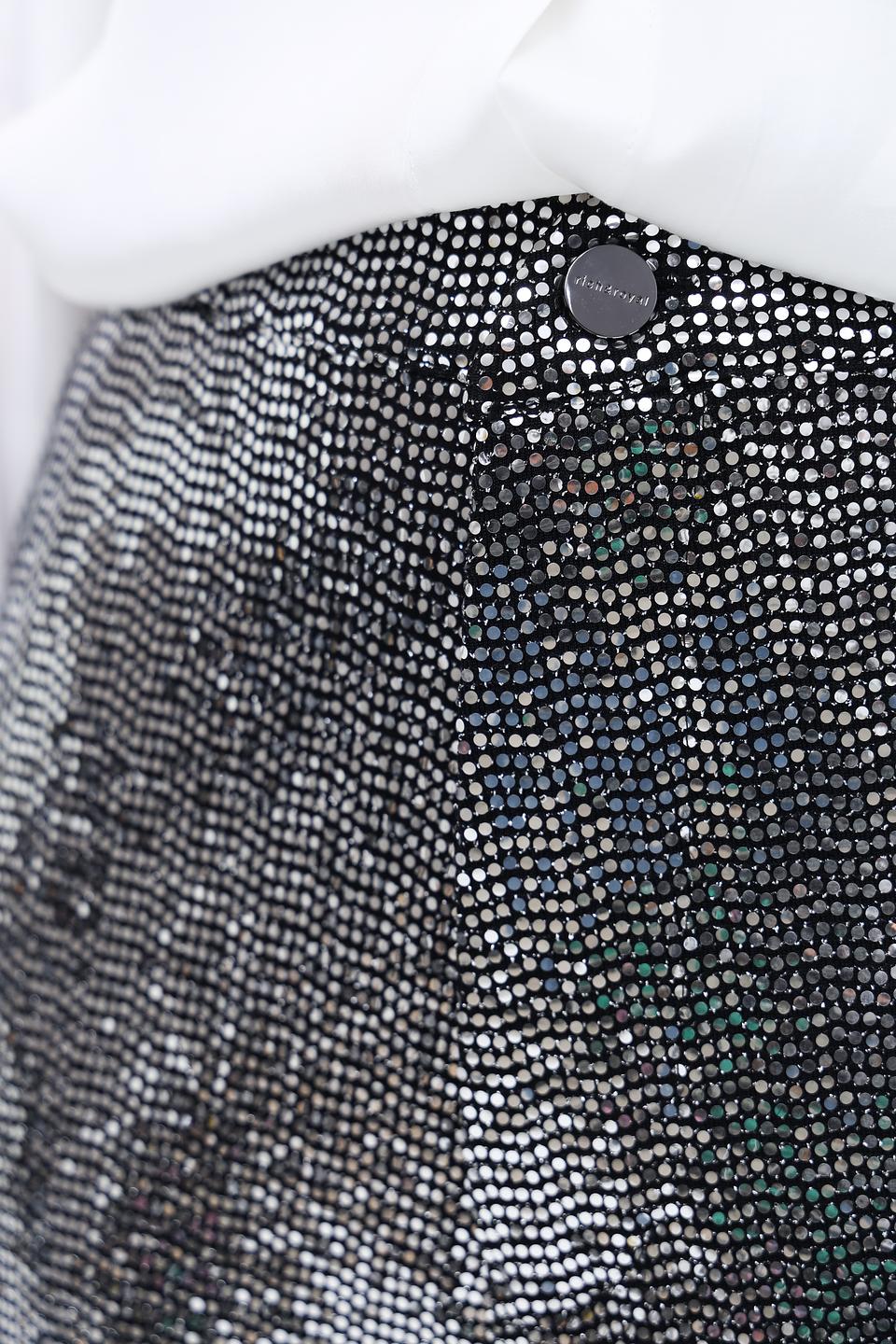 Брюки палаццо Rich and Royal серебристые