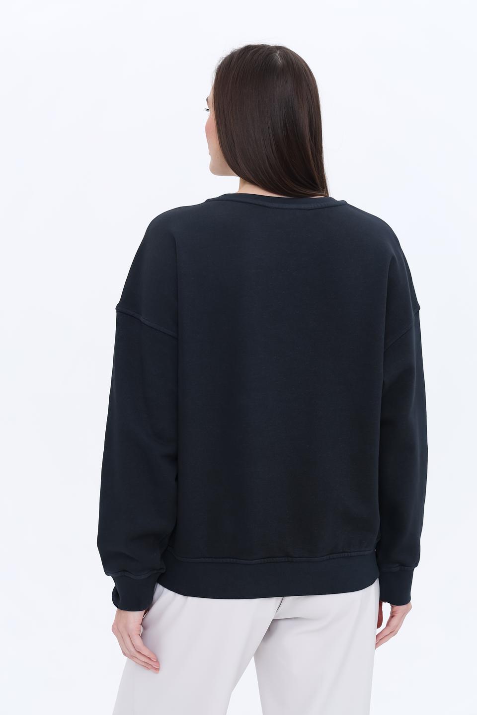 Пуловер Marc Aurel с тигром, тёмно-синий