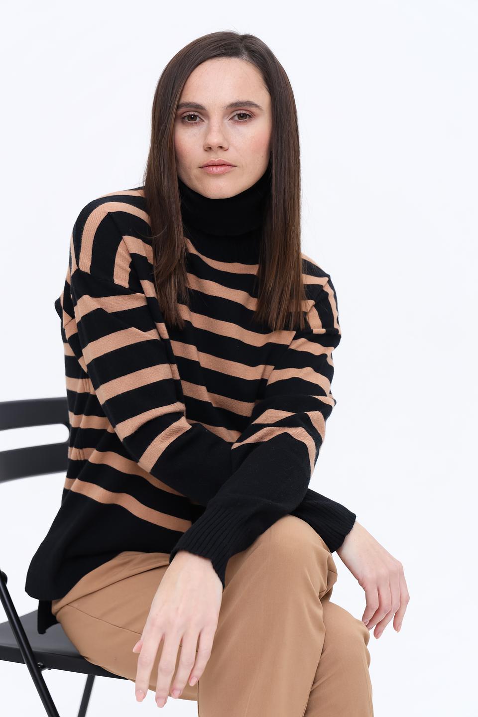 Пуловер Marc Aurel в полоску