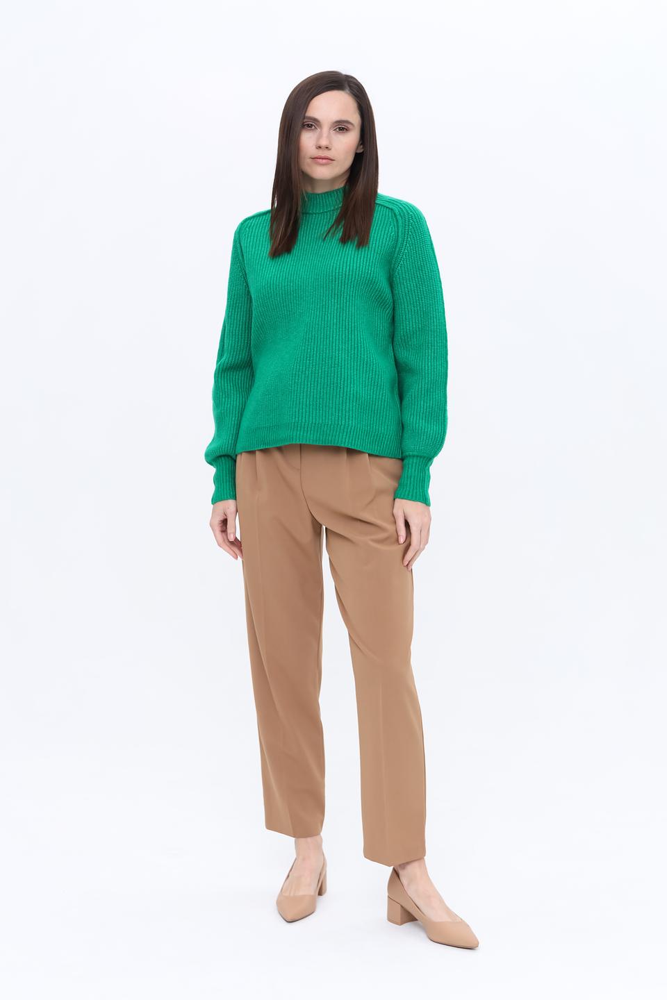 Пуловер Marc Aurel зелёный с горлом