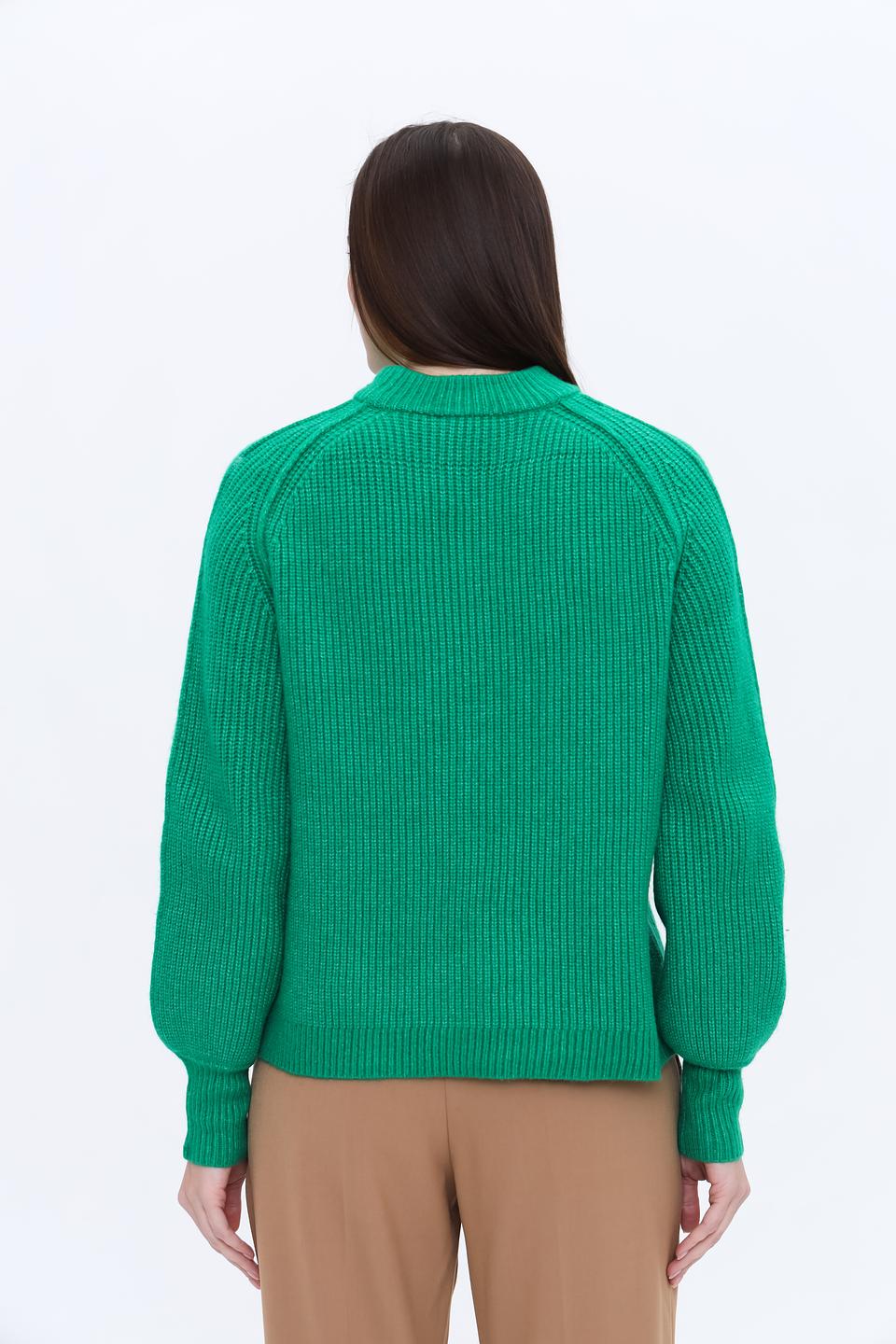Пуловер Marc Aurel зелёный с горлом