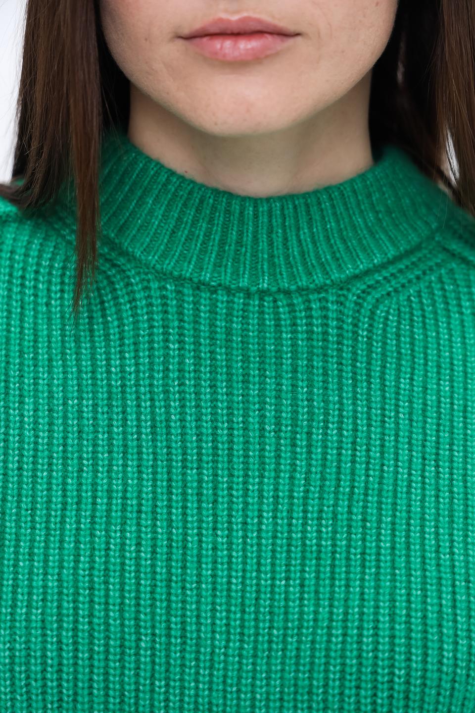 Пуловер Marc Aurel зелёный с горлом