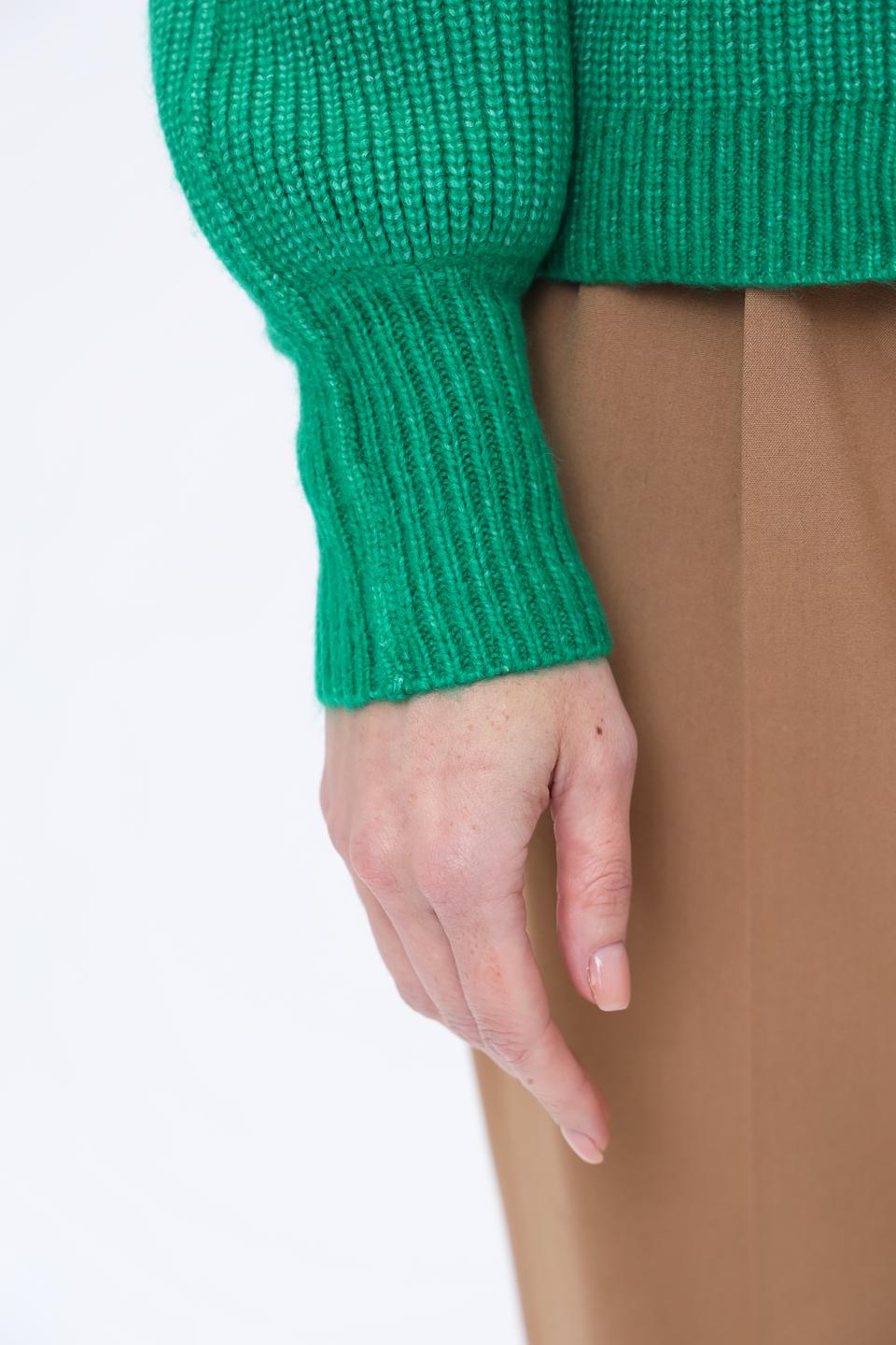 Пуловер Marc Aurel зелёный с горлом