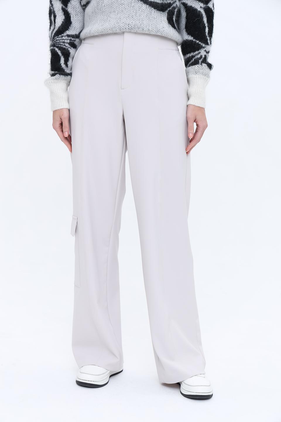 Брюки палаццо Monari светло-серые