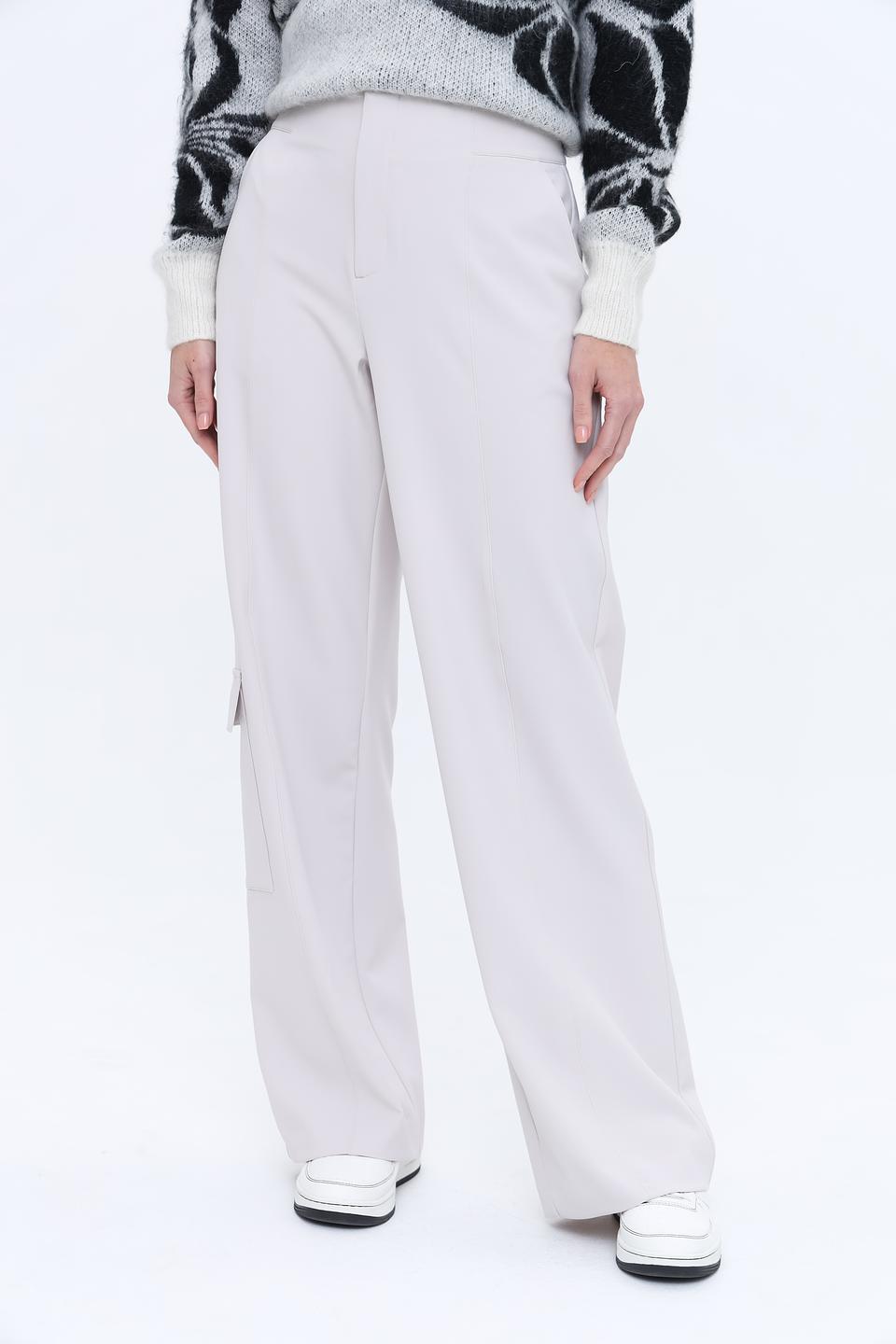 Брюки палаццо Monari светло-серые