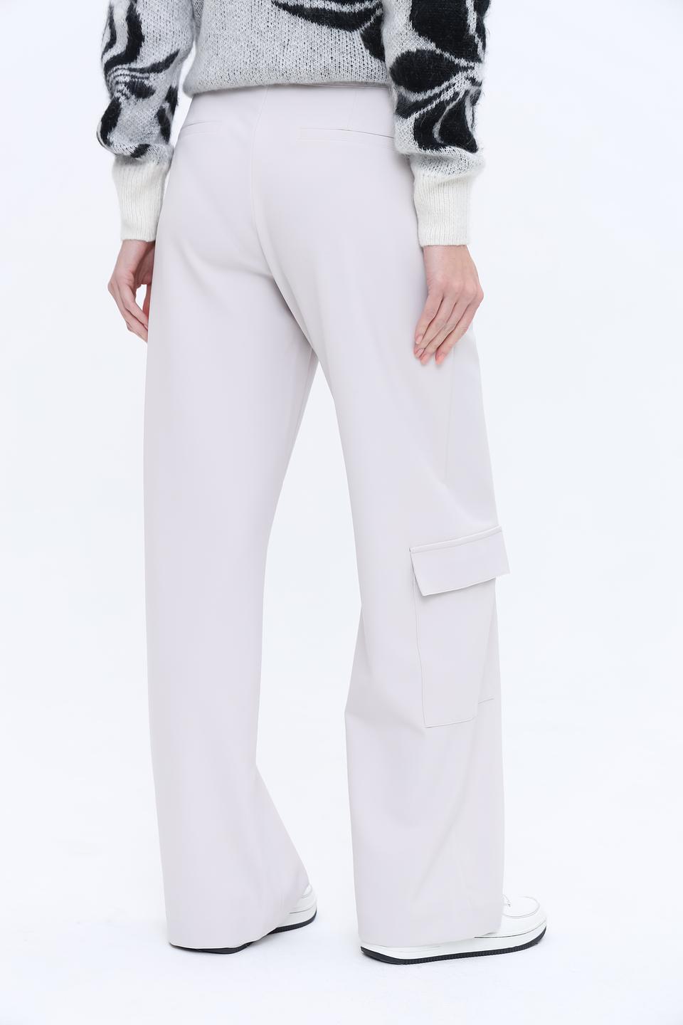 Брюки палаццо Monari светло-серые