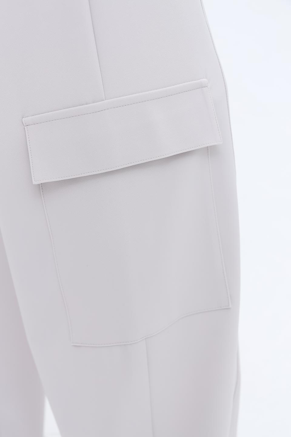 Брюки палаццо Monari светло-серые