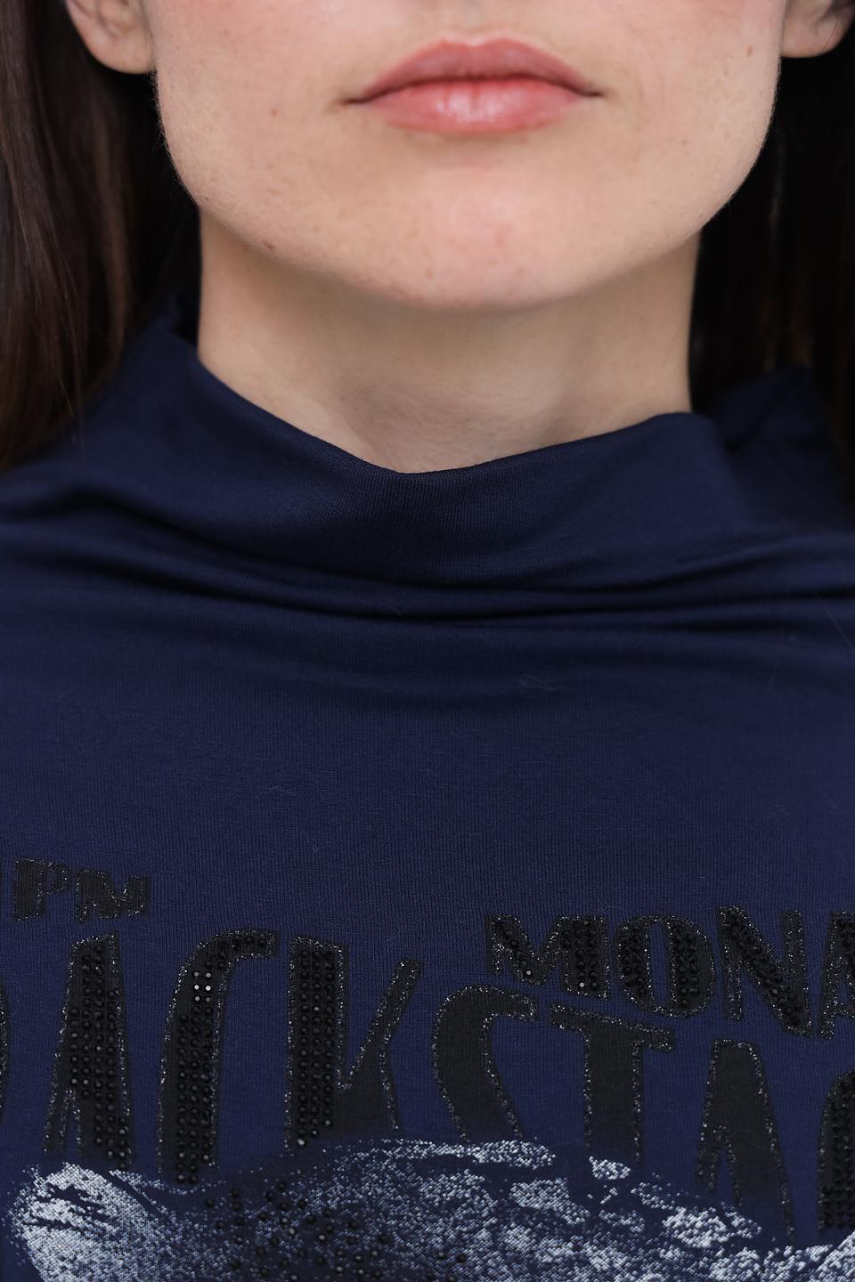 Водолазка Monari с принтом пантера