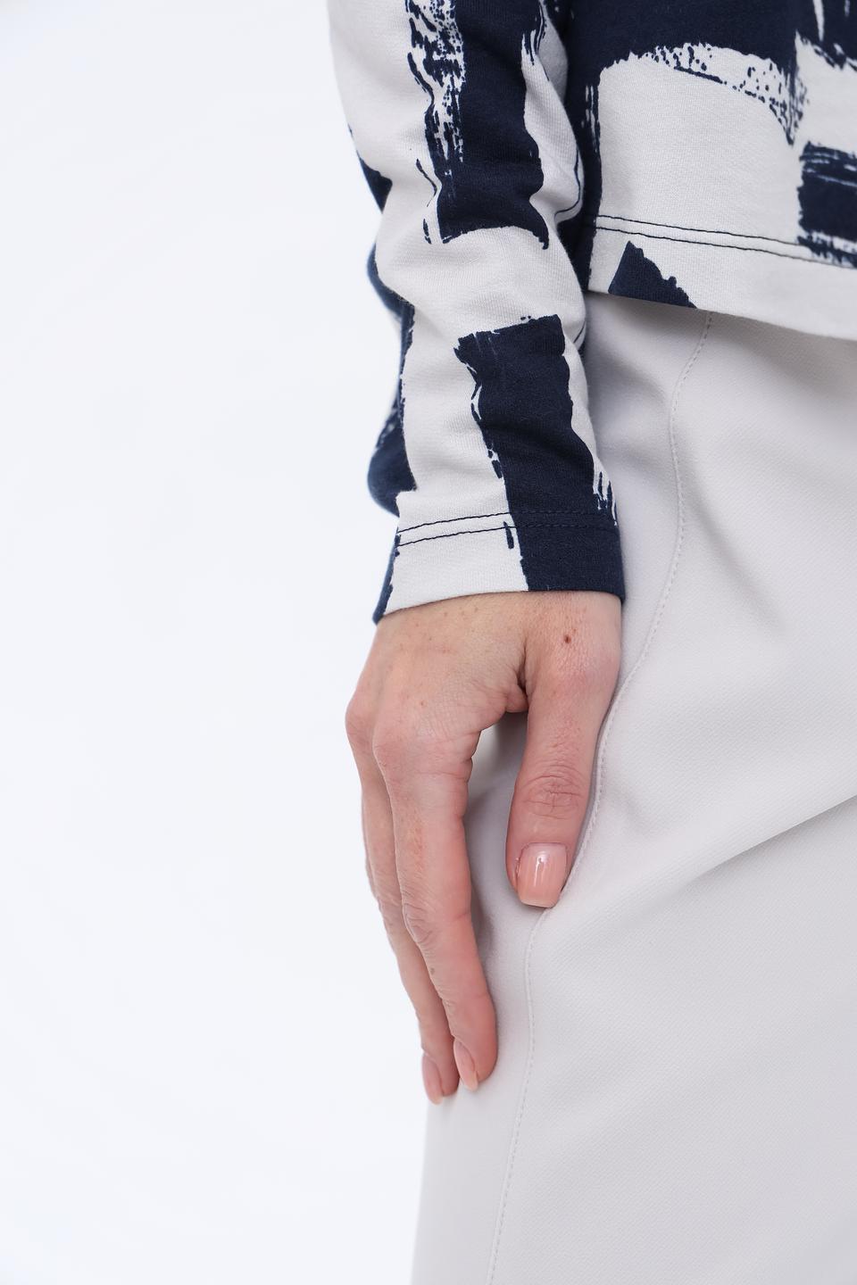 Лонгслив Monari с абстрактным принтом