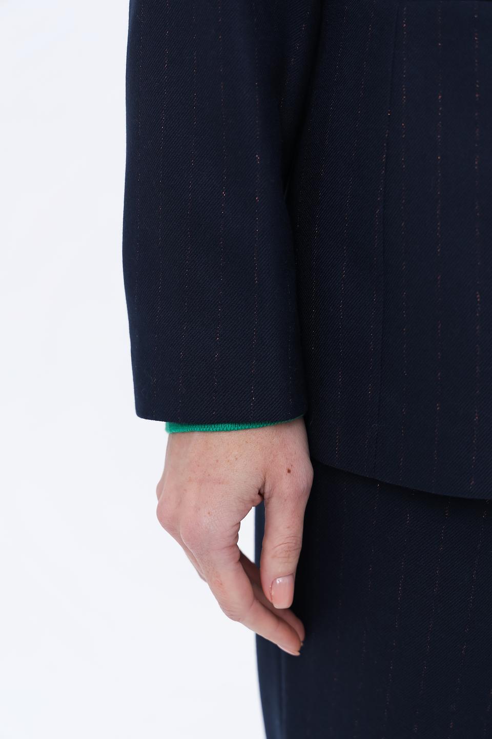 Жакет Kaos в полоску синий