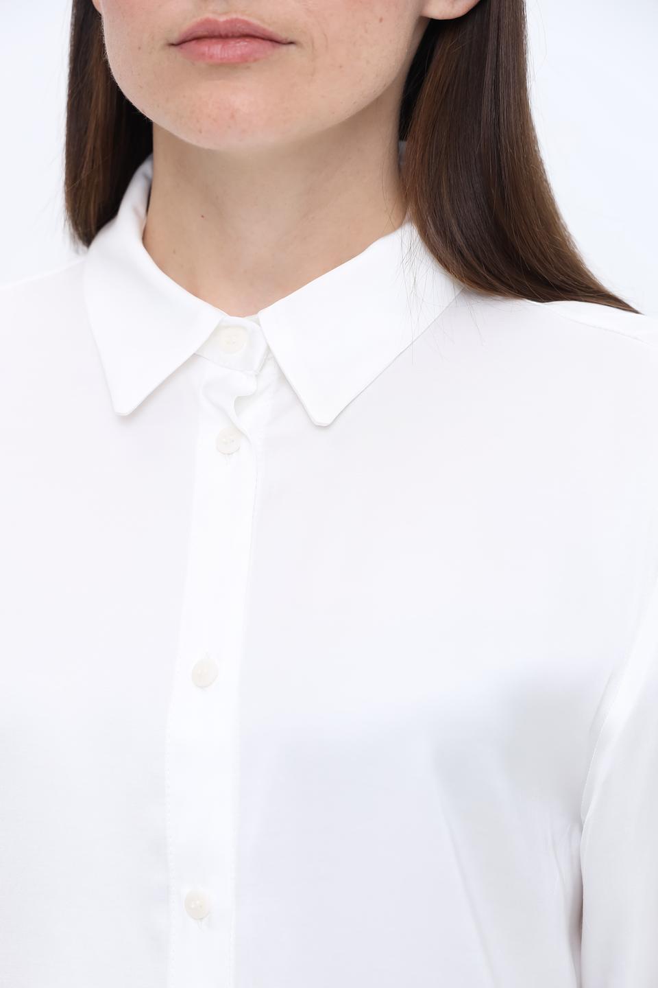 Рубашка Kaos женская белая с длинным рукавом