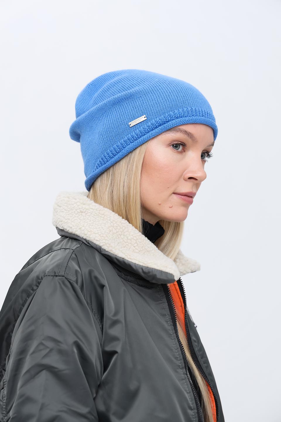 Шапка Seeberger голубая