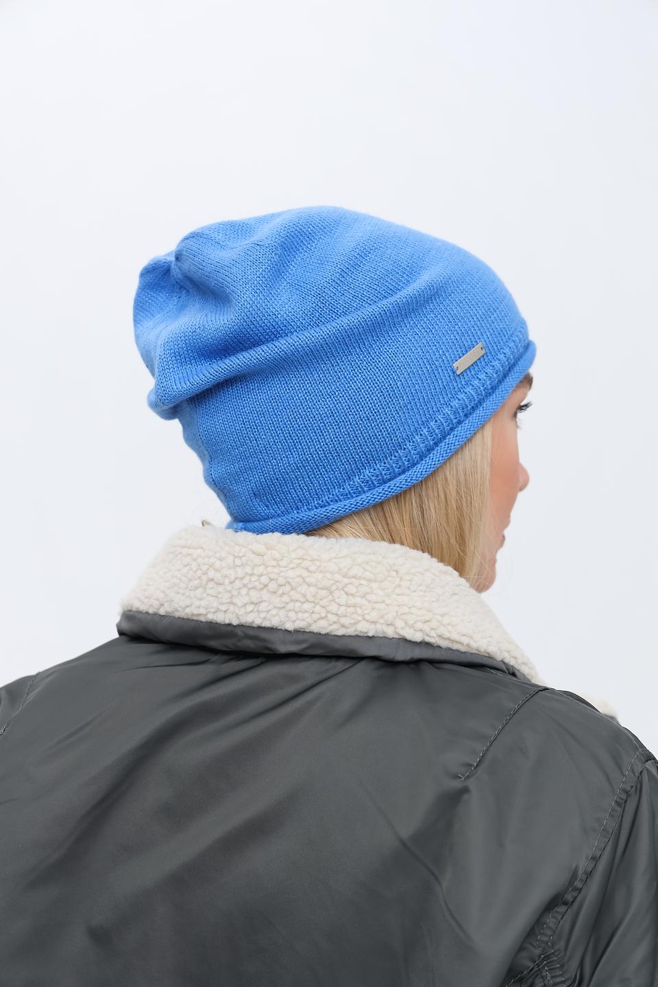 Шапка Seeberger голубая