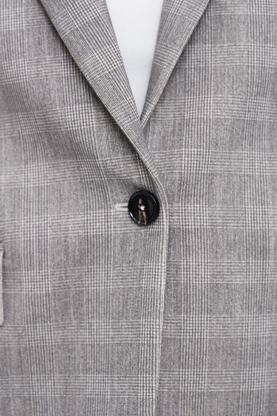 Жакет Circolo 1901 в клетку серый