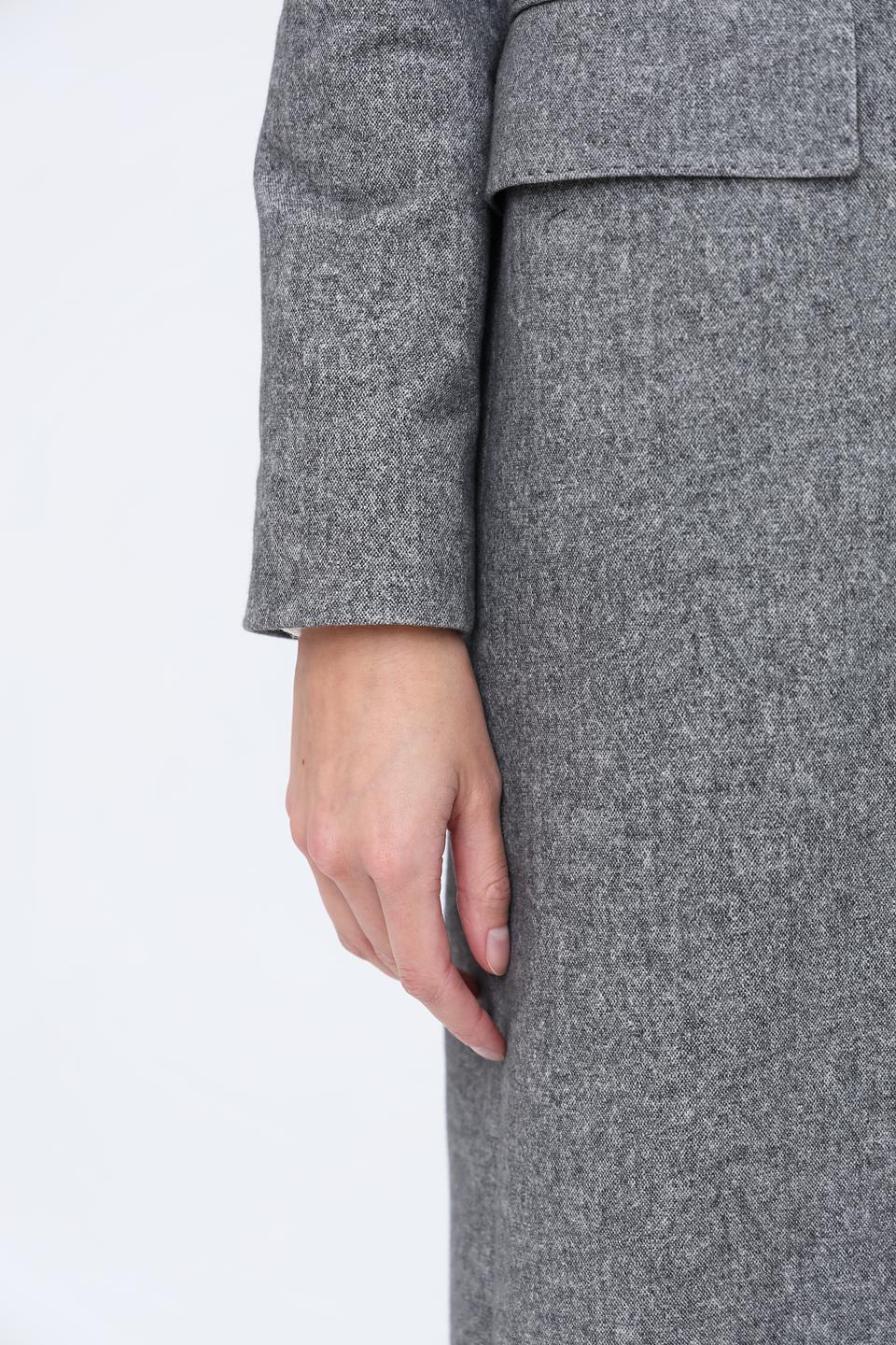 Пальто Circolo 1901 в клетку серое