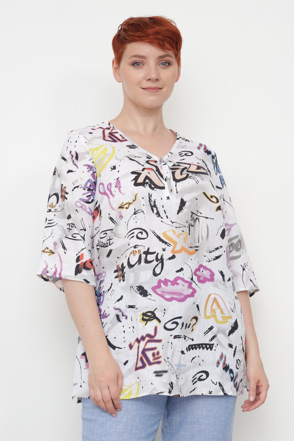 Блуза Doris Streich с принтом