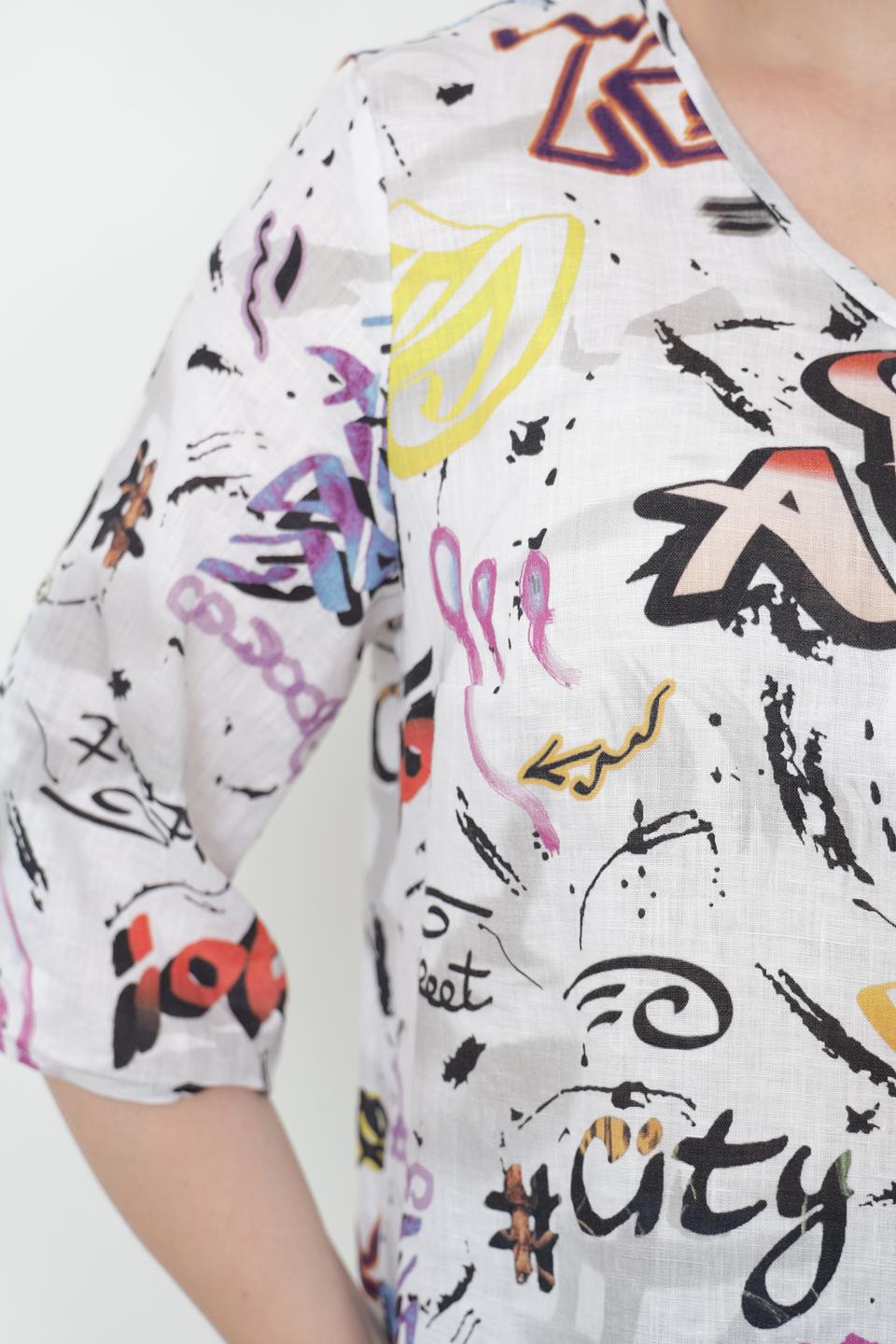 Блуза Doris Streich с принтом