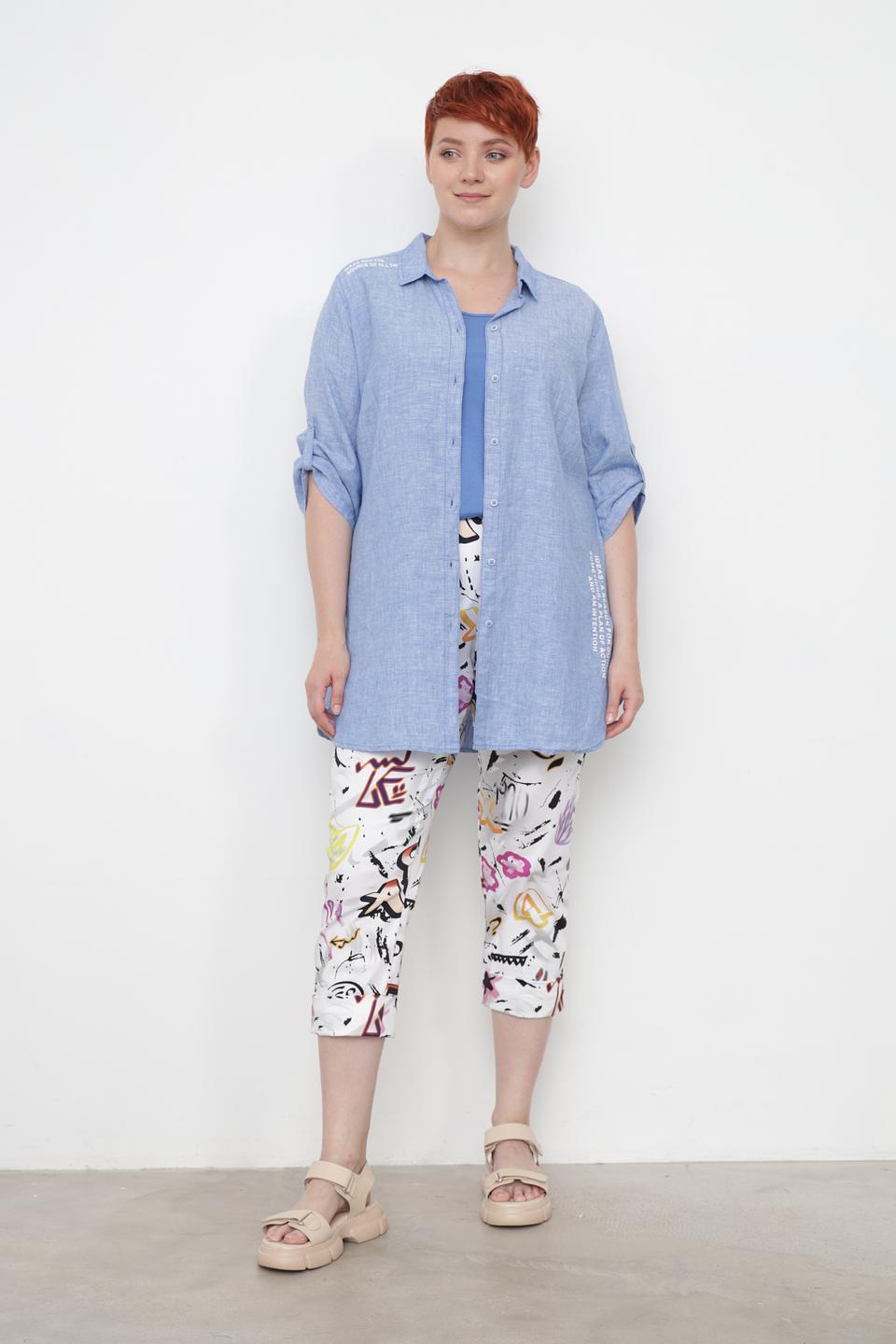 Брюки кюлоты Doris Streich с принтом