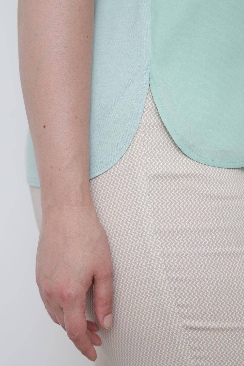 Блуза Frank Walder мятная